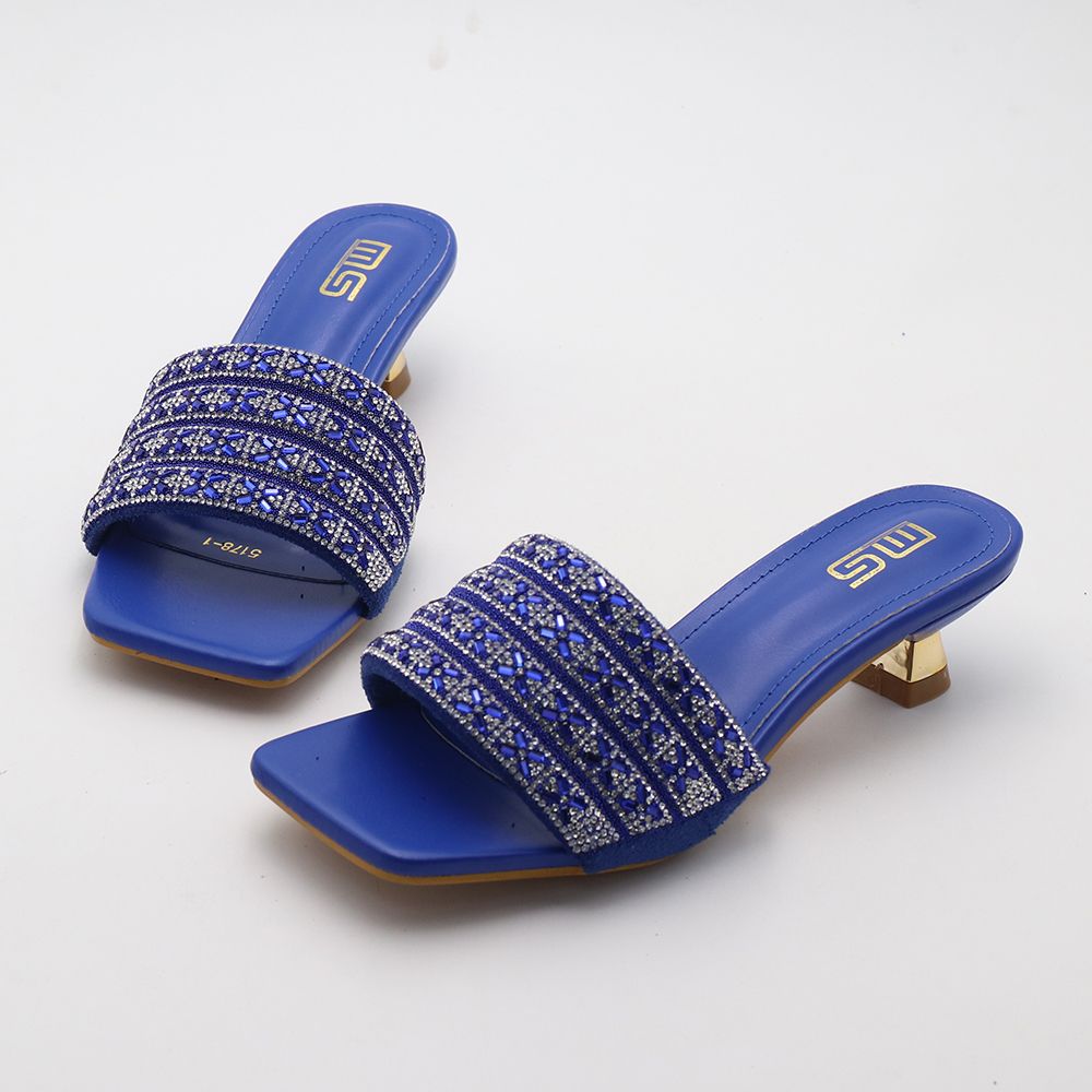 Y black white blue ladies 4cm low cat heels shoes pu female open toe flip-flops women heeled sandals