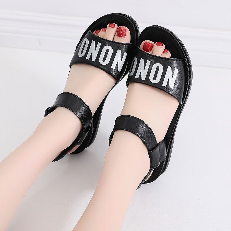 Factory wholesale children's custom designer fashion kids summer flat beach sandals for girls England Toddler Europe and America