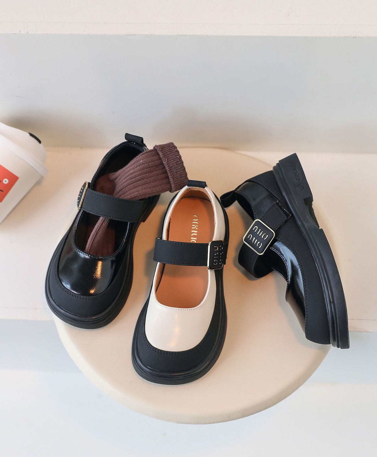 2025 New British Style Princess Shoes Non-slip Soft Sole Color Matching Fashion Single Shoes Girls Shoes