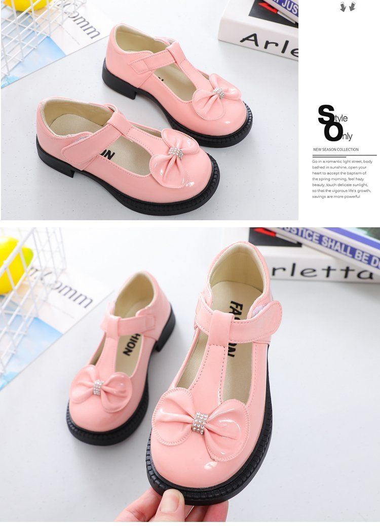 2025 New British Style Princess Shoes Non-slip Soft Sole Color Matching Fashion Single Shoes Girls Shoes