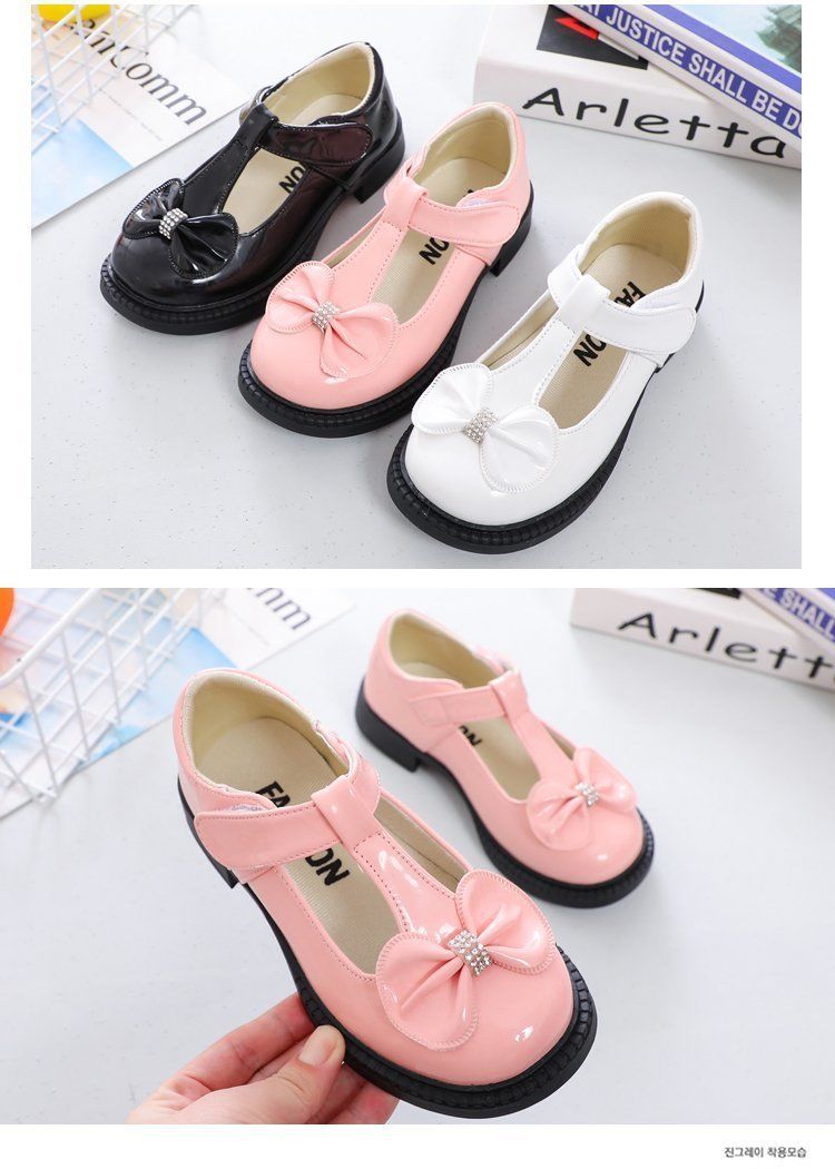 2025 New British Style Princess Shoes Non-slip Soft Sole Color Matching Fashion Single Shoes Girls Shoes