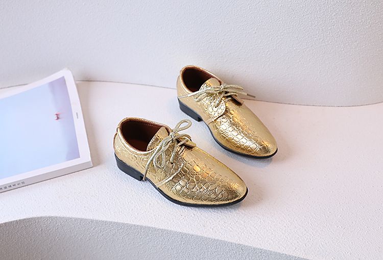 4-15 Years Old Big Kids PU Leather Wedding Shoes Boy Children Shoes 2025