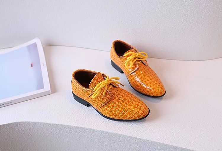 4-15 Years Old Big Kids PU Leather Wedding Shoes Boy Children Shoes 2025