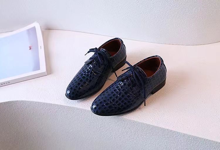 4-15 Years Old Big Kids PU Leather Wedding Shoes Boy Children Shoes 2025