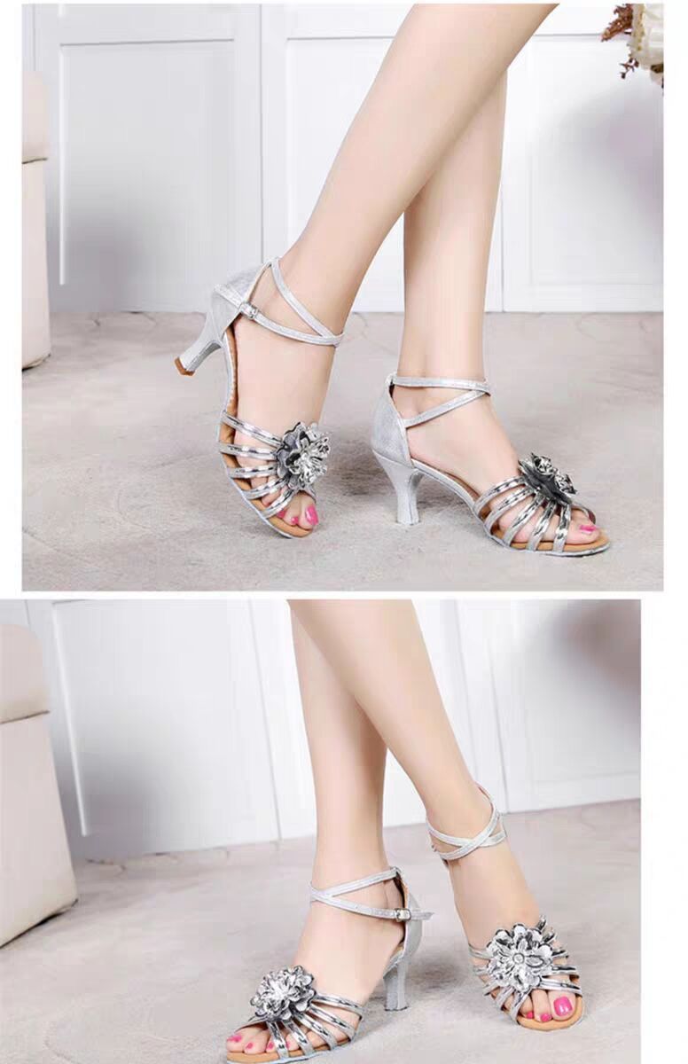 QUICK SELL SOLD AT 30% DISCOUNT women 5.5cm and 3.5cm high heel gold red black dance shoes woman cozy dance shoes sandals