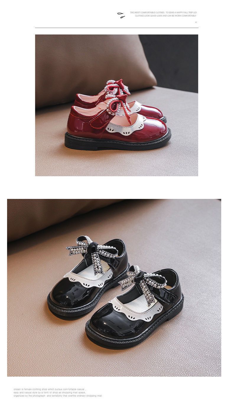 Girls shoes 2025 soft bottom baby princess shoes stylish little children,s shoes