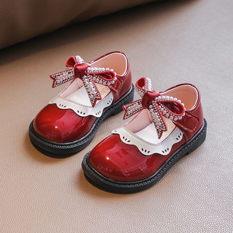 Girls shoes 2025 soft bottom baby princess shoes stylish little children,s shoes