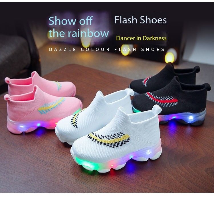 New Unisex children's shoes stylish crystal soft soles bright sliced bow dance shoes girls/boys' shoes light shoes on trend
