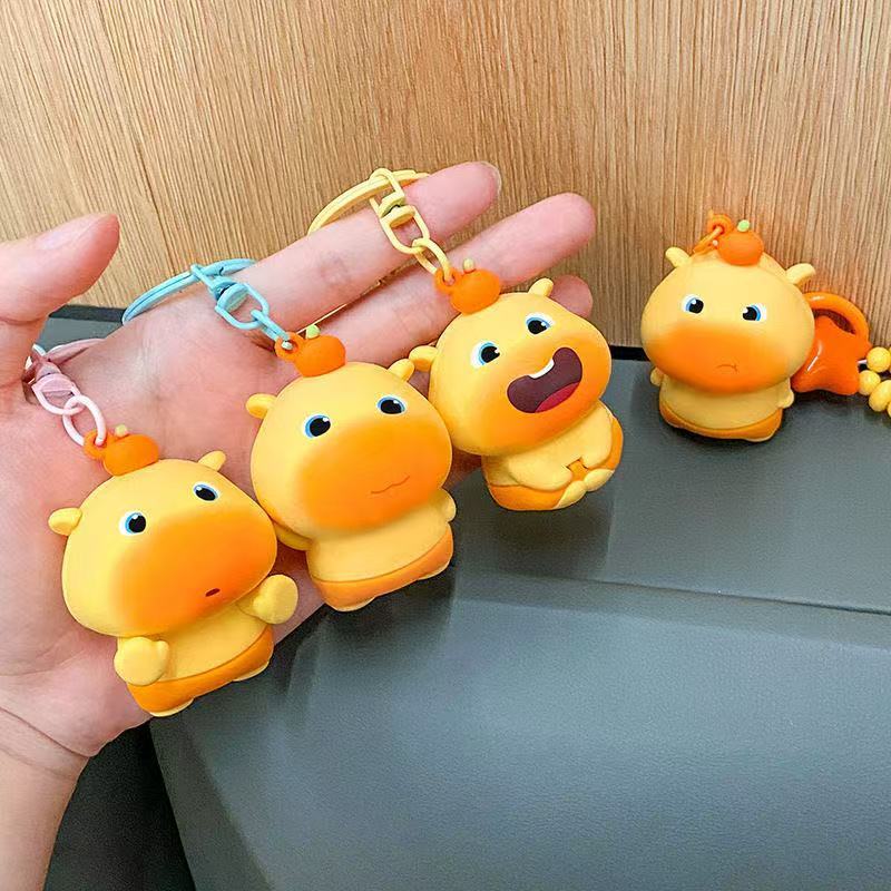 (Randomly select one shipment)Top selling internet celebrity with the same style of dolphin plush toy keychain, exquisite and cute backpack pendant accessories, couple keychain gift for girlfriend