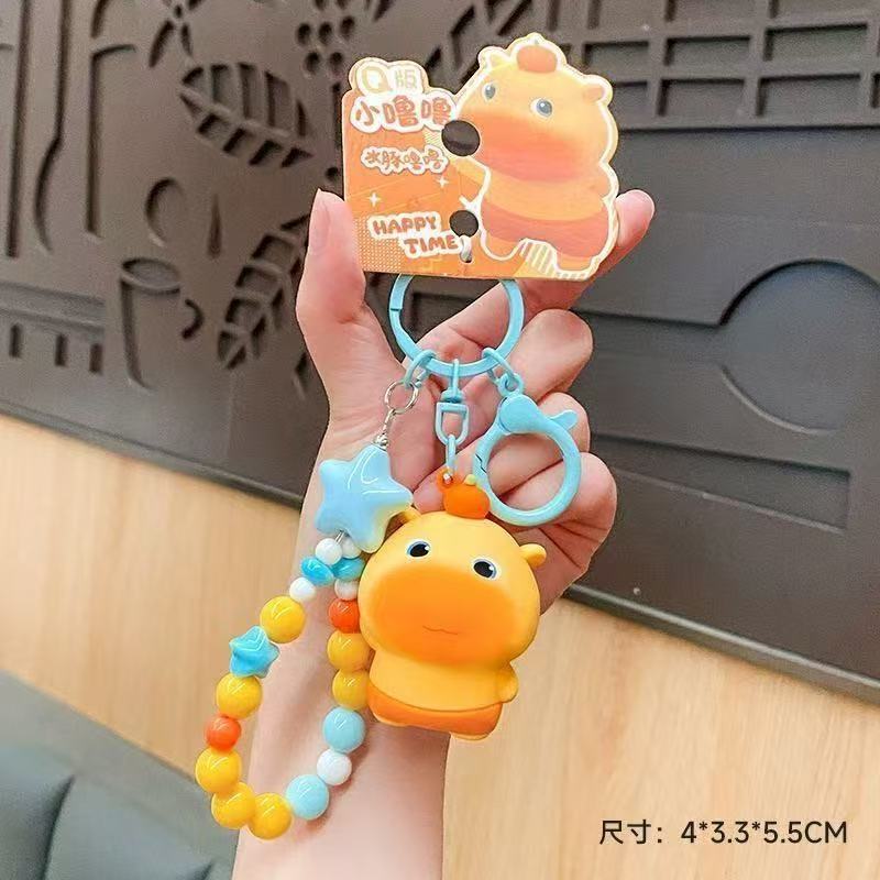 (Randomly select one shipment)Top selling internet celebrity with the same style of dolphin plush toy keychain, exquisite and cute backpack pendant accessories, couple keychain gift for girlfriend