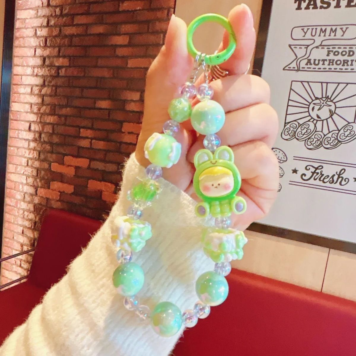 【 Store Hot Sale 】 Small and Cute Cartoon Lilith Mobile Pendant Cartoon Bead Hand drawn Pendant Bag Pendant Chain Pendant