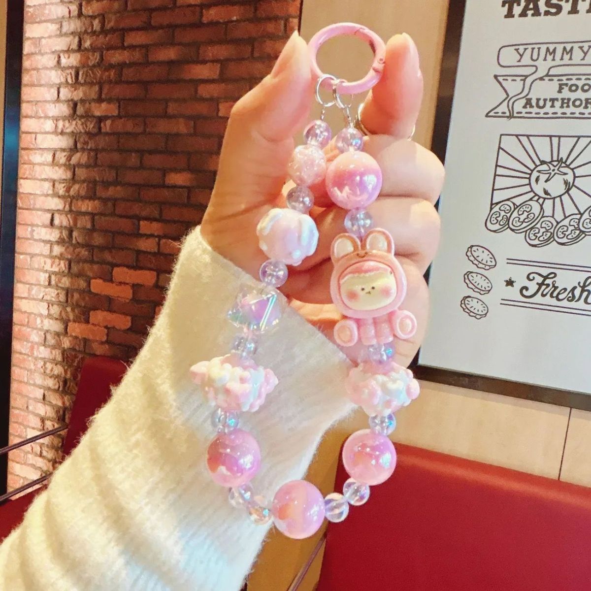 【 Store Hot Sale 】 Small and Cute Cartoon Lilith Mobile Pendant Cartoon Bead Hand drawn Pendant Bag Pendant Chain Pendant