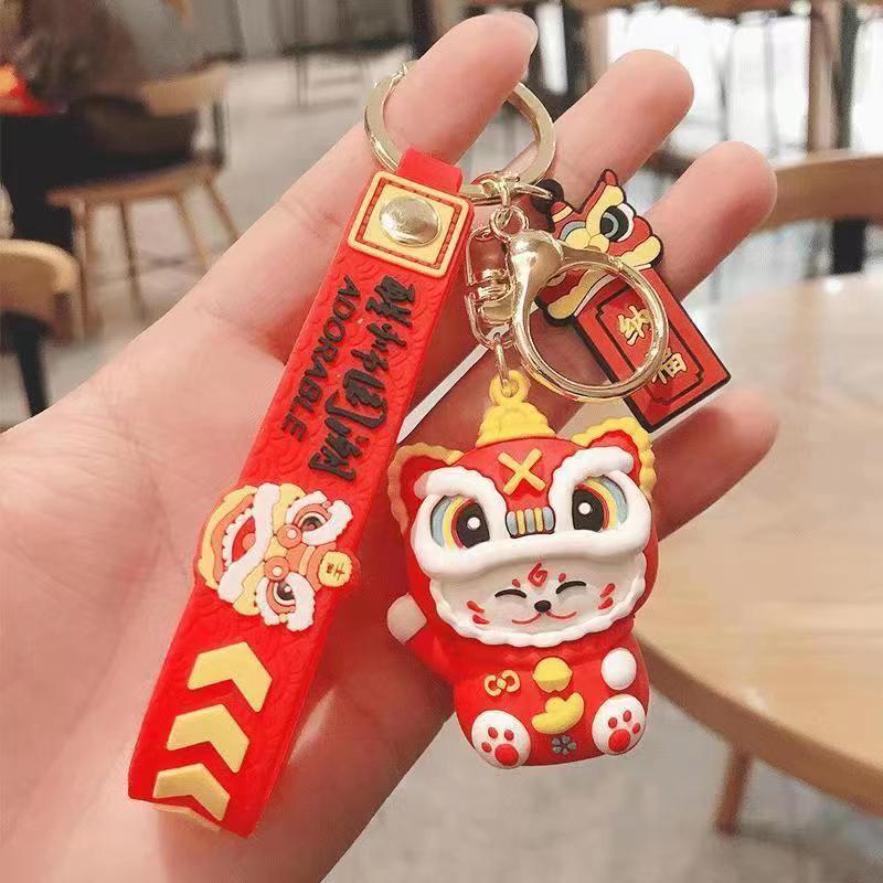 【 1298 repurchases 】 TIKTOP's popular product, Xingshi Zhaocai Cat Keychain, Cartoon Lucky Car Key Pendant, Bag Pendant, Small Accessories