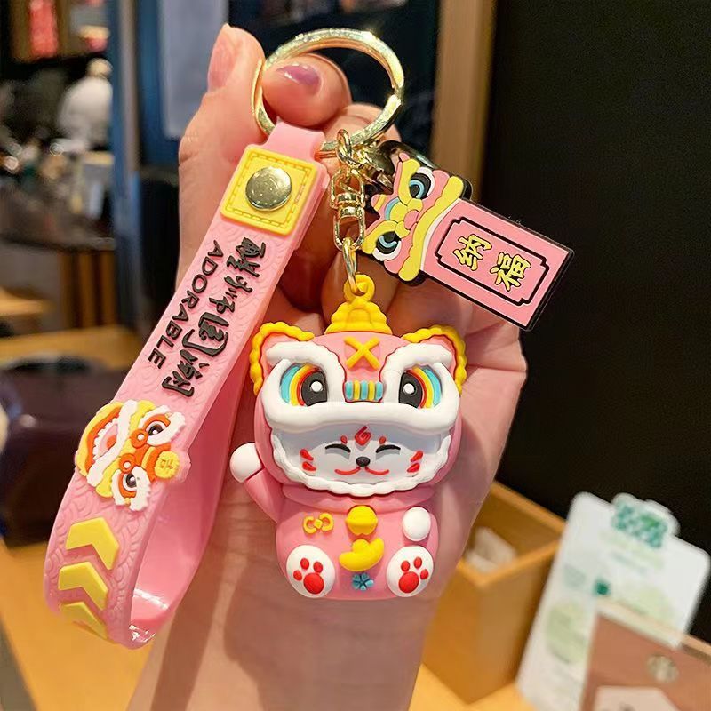 【 1298 repurchases 】 TIKTOP's popular product, Xingshi Zhaocai Cat Keychain, Cartoon Lucky Car Key Pendant, Bag Pendant, Small Accessories