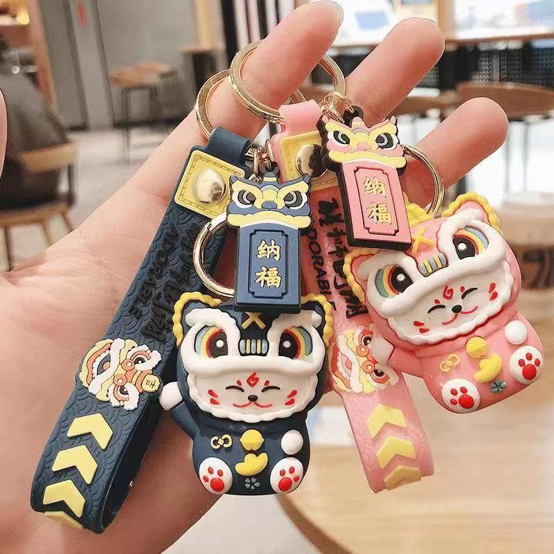【 1298 repurchases 】 TIKTOP's popular product, Xingshi Zhaocai Cat Keychain, Cartoon Lucky Car Key Pendant, Bag Pendant, Small Accessories