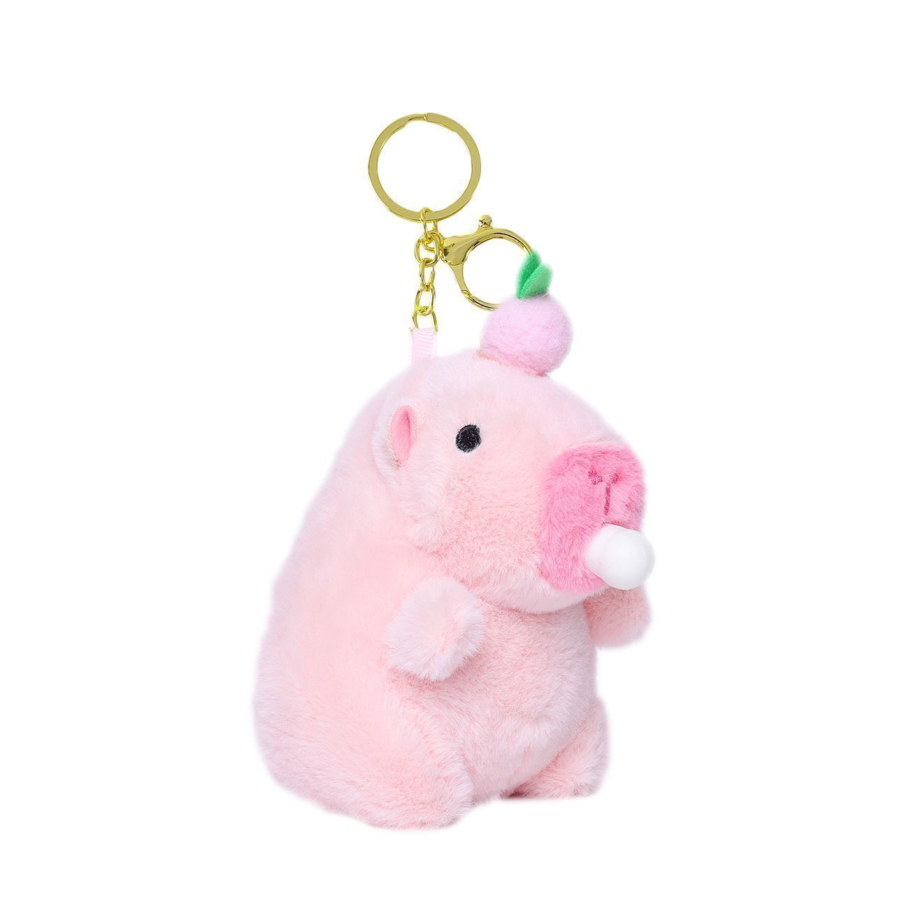 【 30 day hot sale 1510 pieces 】 Cartoon plush toys, Capibari doll bags, pendants, cute capybara car keychains, genuine