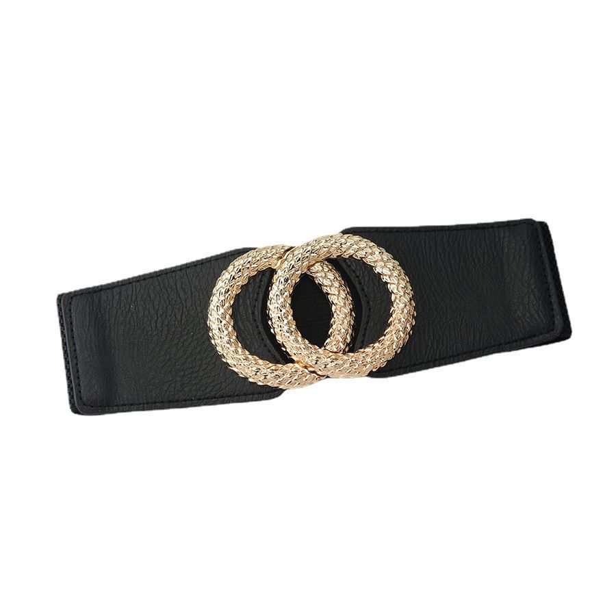 Classic Lady's Elastic Belt Fashion Elastic Wide Waist Seal New Casual Dress Versatile Decoration Trouser Belt Belt Female