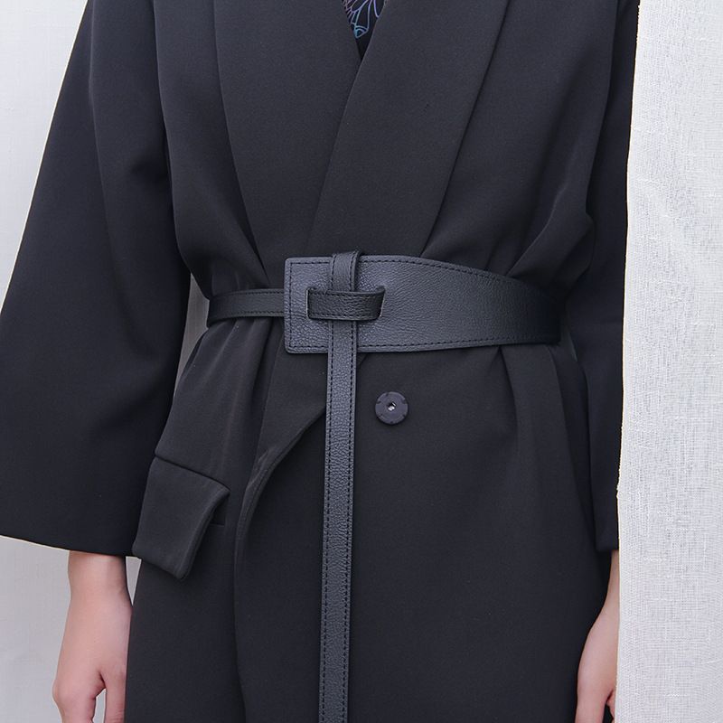 Waist band, women's decorative sweater, suit, wide belt, coat with dress, waist cinching, versatile, belt women's wide