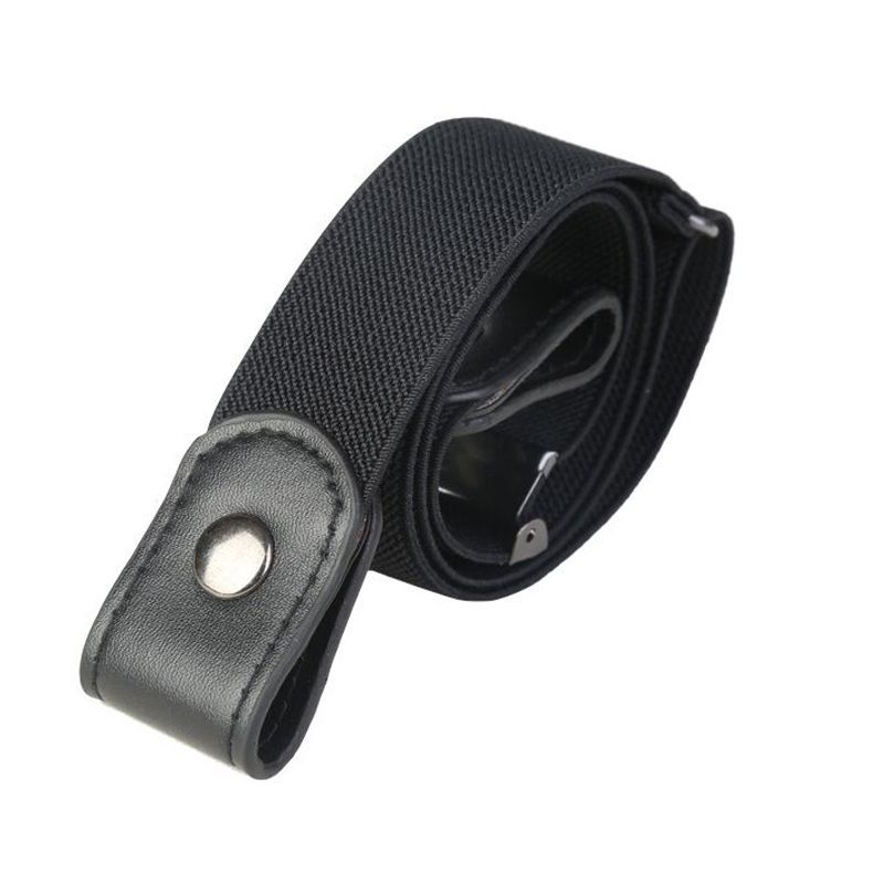 Lazy Belt Invisible Women's Seamless Versatile Stretch Belt Elasticated Jeans Women's Non-Punch Belt