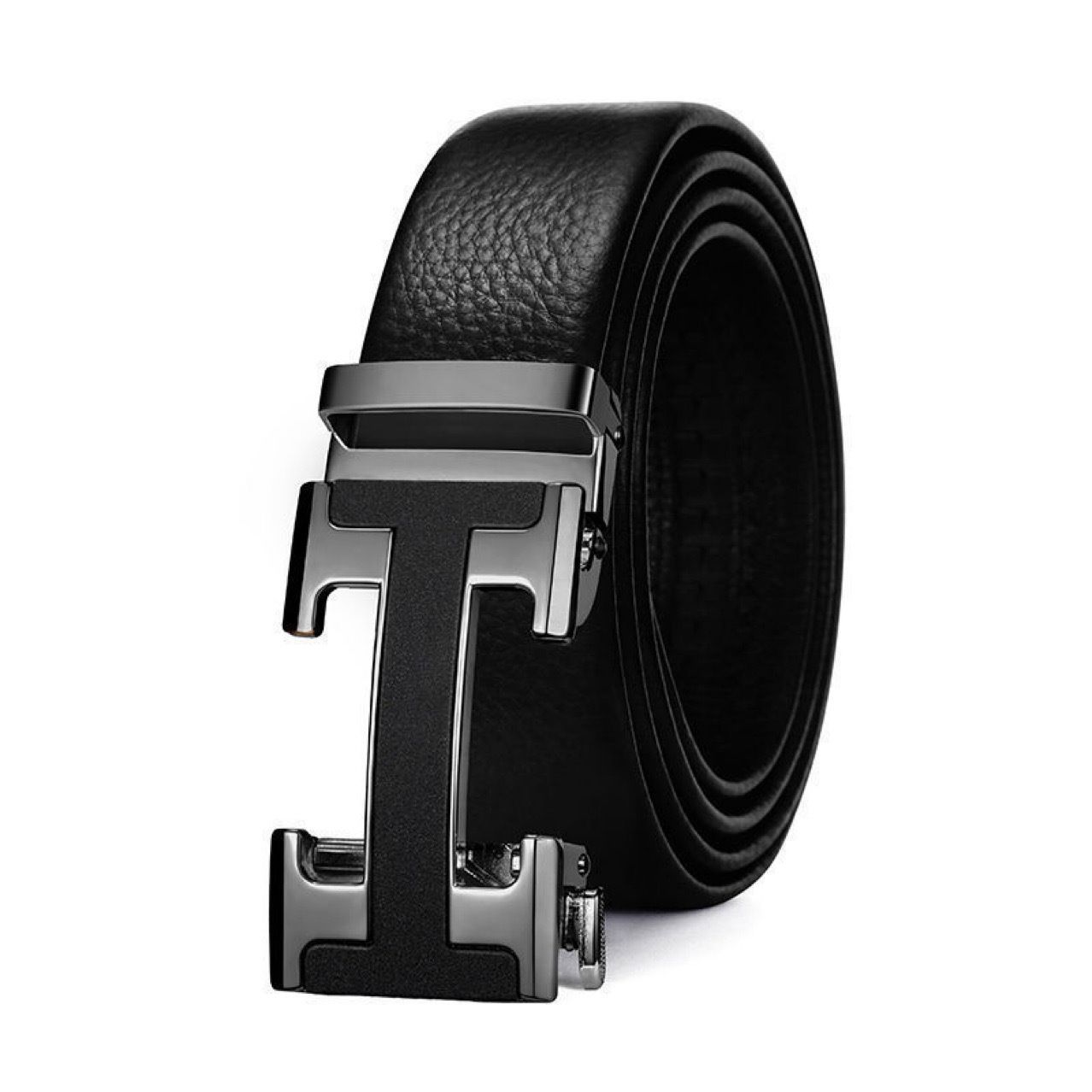 110cm New automatic buckle men's belt, fashionable, casual, high-end, versatile business belt