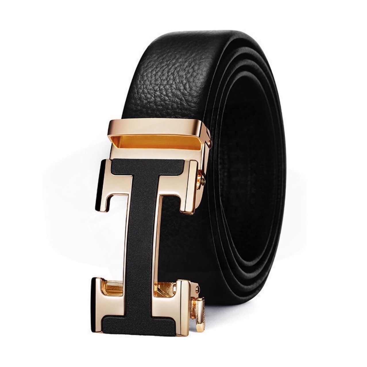 110cm New automatic buckle men's belt, fashionable, casual, high-end, versatile business belt