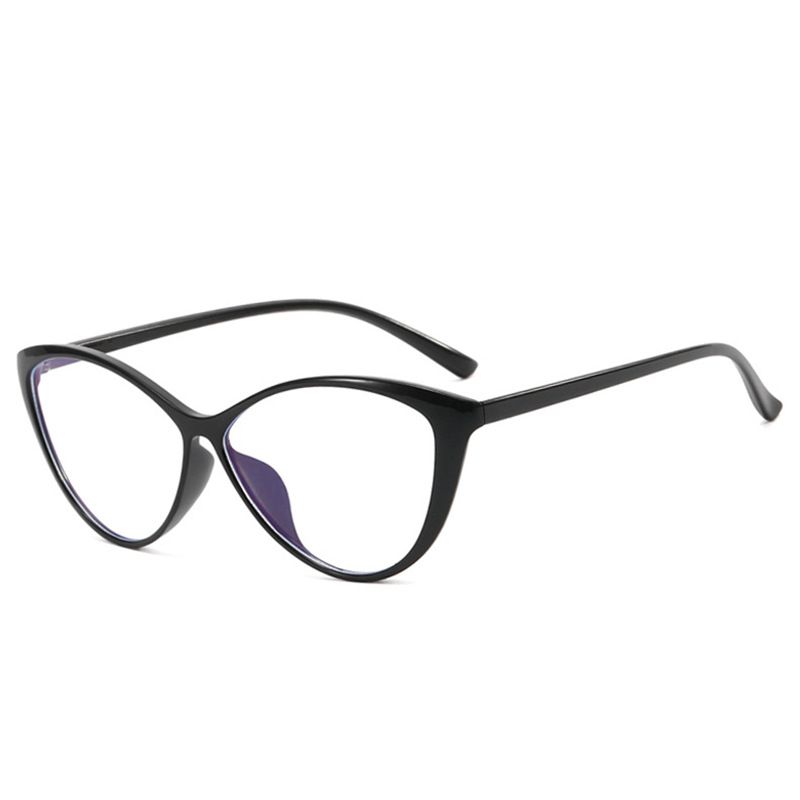 Large-framed cat-eye glasses Blue Light Glasses Women VintageComputer Men Eyeglasses Plain Frame Gaming Spectacles Blue light Glasses Eyewear