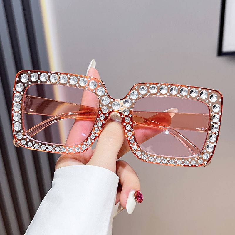 High-end brick sunscreen sunglasses, popular trendy street sunglasses, personalized travel anti-ultraviolet glasses Unisex