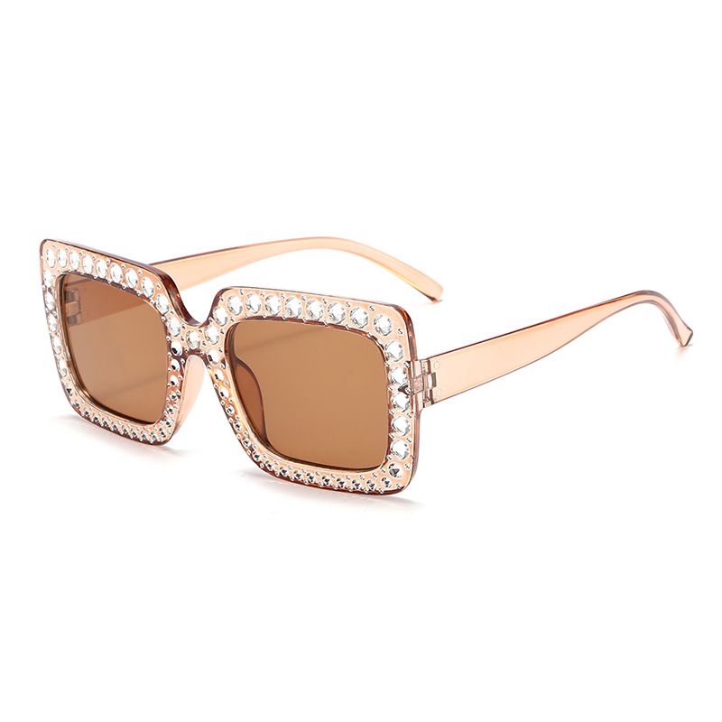 High-end brick sunscreen sunglasses, popular trendy street sunglasses, personalized travel anti-ultraviolet glasses Unisex