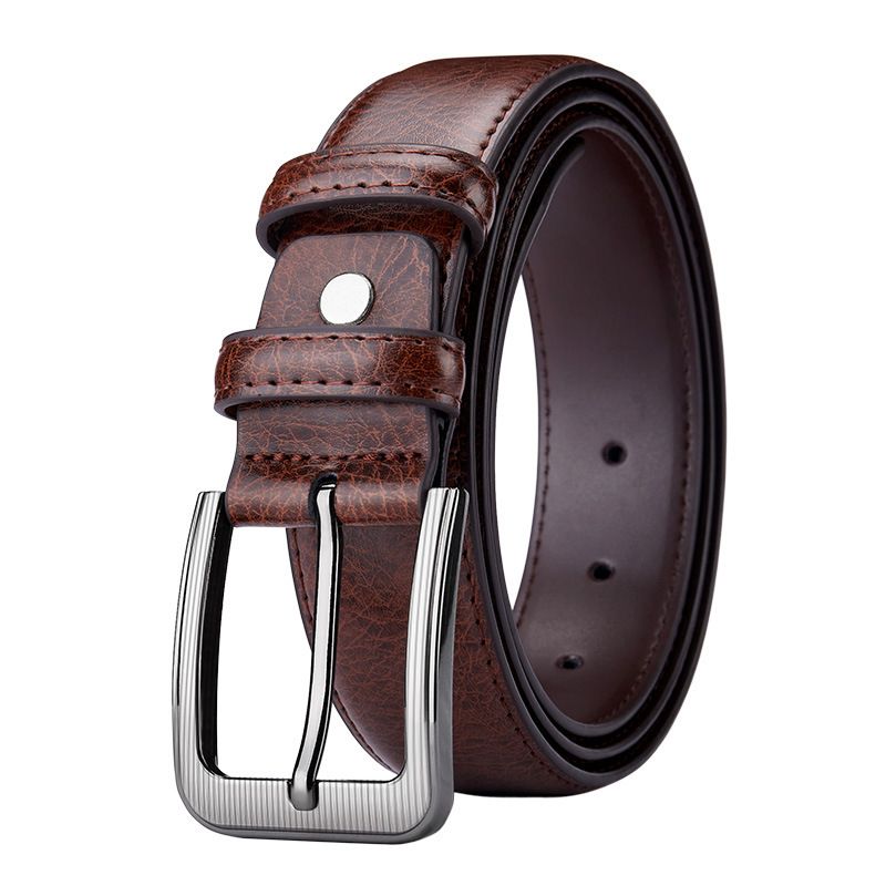 120cm Belt men's high-quality belt tide men's belt fashion versatile cross-border business belt pin buckle