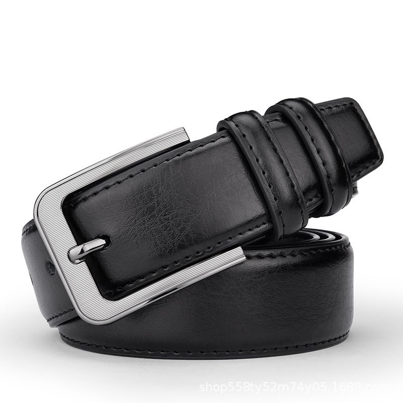 120cm Belt men's high-quality belt tide men's belt fashion versatile cross-border business belt pin buckle