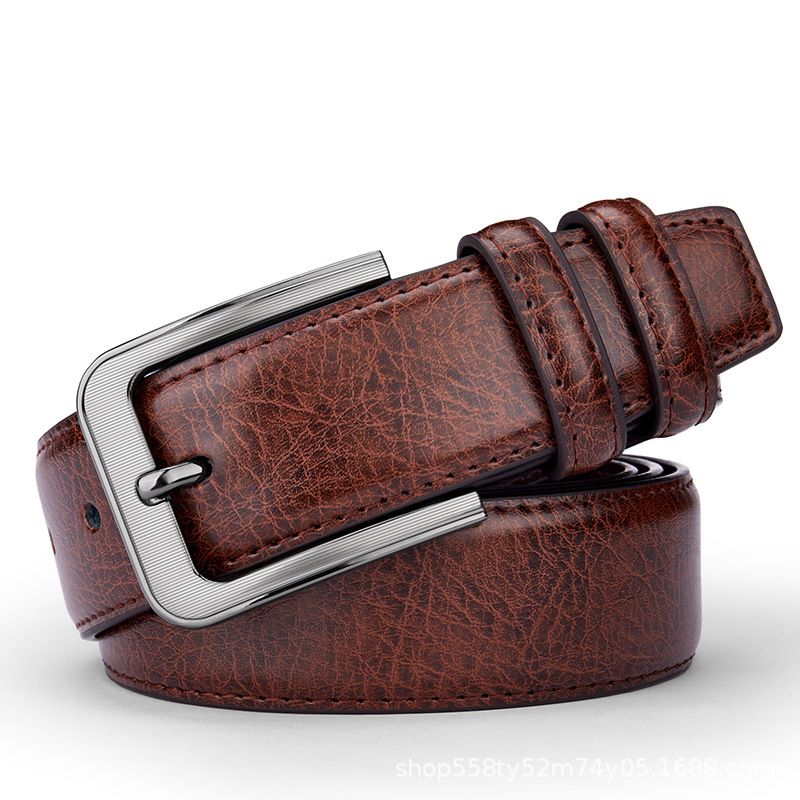 120cm Belt men's high-quality belt tide men's belt fashion versatile cross-border business belt pin buckle