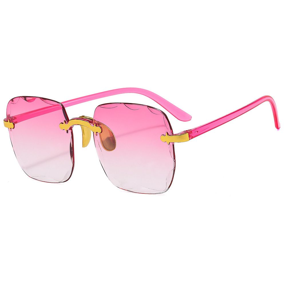 Rimless cut edge sunglasses Internet celebrity trend sunglasses women's fashion i korean version UV protection too
Male glasses