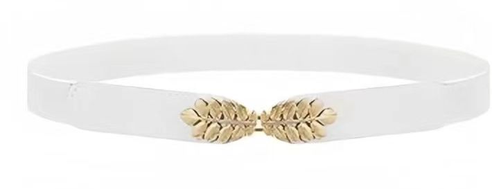 Decorative dress belt, women's thin waist, versatile, fashionable elastic belt, Korean version with skirt, young student fashion belt