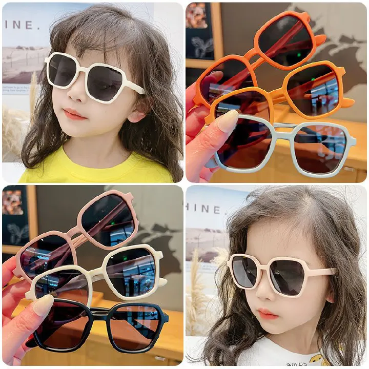 Children's sunglasses, girls, cute baby, first year photo, sunglasses, boys, sunscreen, UV glasses