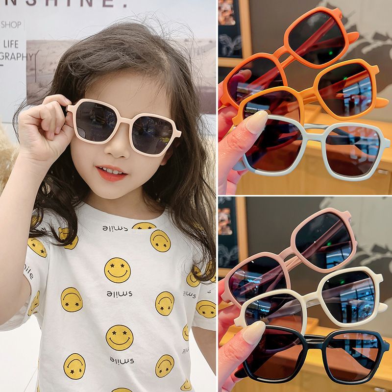 Children's sunglasses, girls, cute baby, first year photo, sunglasses, boys, sunscreen, UV glasses