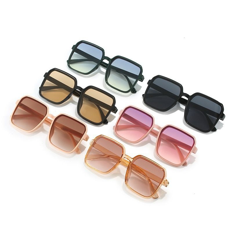 Unisex Retro Square Sunglasses Simple Classic Hip Hop Street Photography Catwalk UV375 Anti UV Outdoor Shades