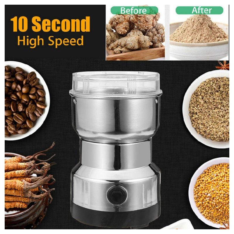 Home coffee grinder,pepper, cardamom, cloves and other spices grinder, beans, peanuts, cashews and other nuts grinder,