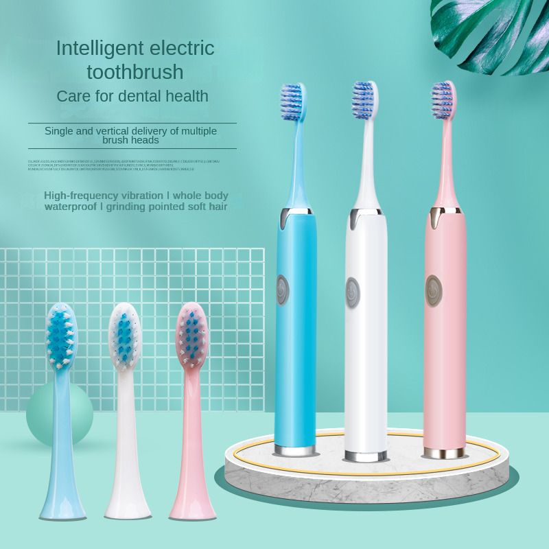 Adult electric toothbrush Waterproof sonic battery electric toothbrush