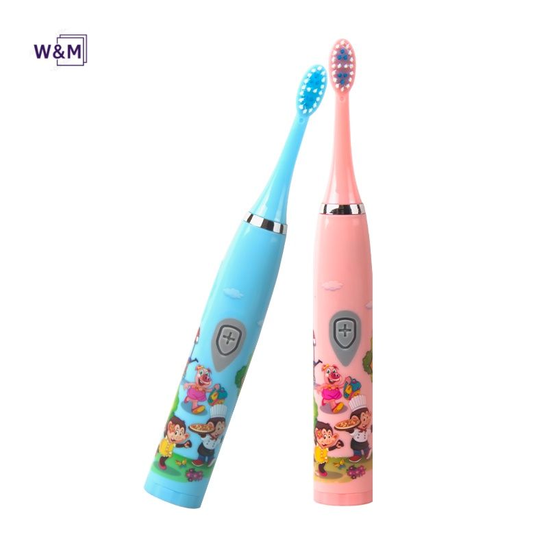 Hilton Kids Electric Toothbrush Waterproof Sonic toothbrush with both USB charging and battery 2 modes.