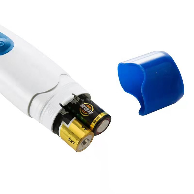 Universal battery mode Rotary brush head Shockproof and waterproof soft-bristled household electric toothbrush for children (4 colors)