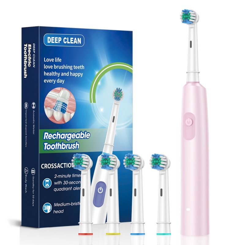 “Deep Clean” fully automatic Sonic household rotary brush head soft bristle smart magnetic levitation mode charging electric toothbrush