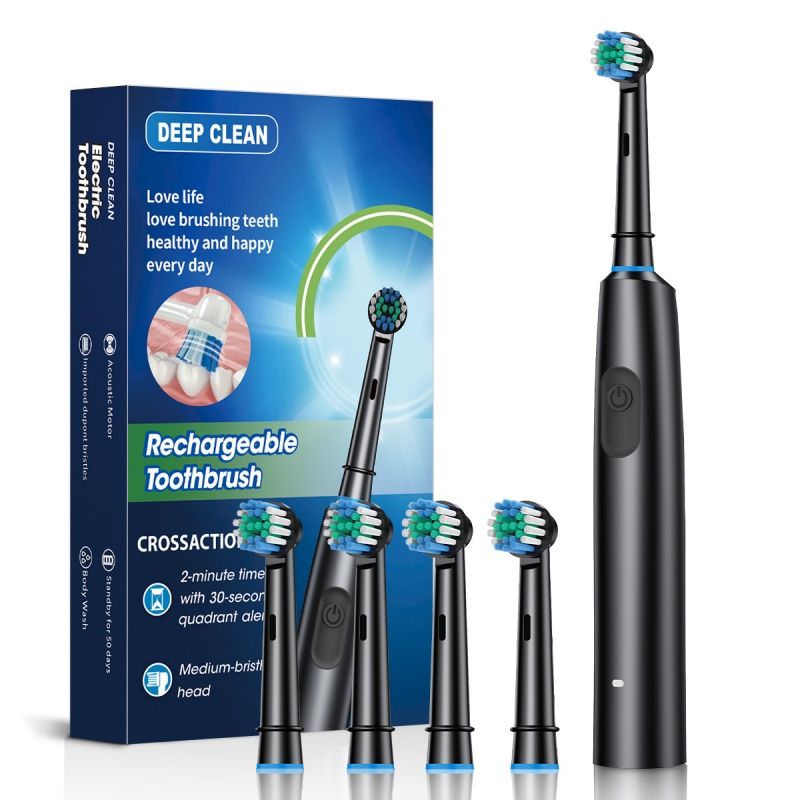 “Deep Clean” fully automatic Sonic household rotary brush head soft bristle smart magnetic levitation mode charging electric toothbrush