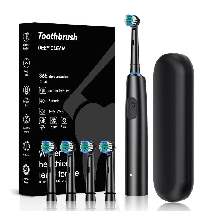 “Deep Clean” fully automatic Sonic household rotary brush head soft bristle smart magnetic levitation mode charging electric toothbrush
