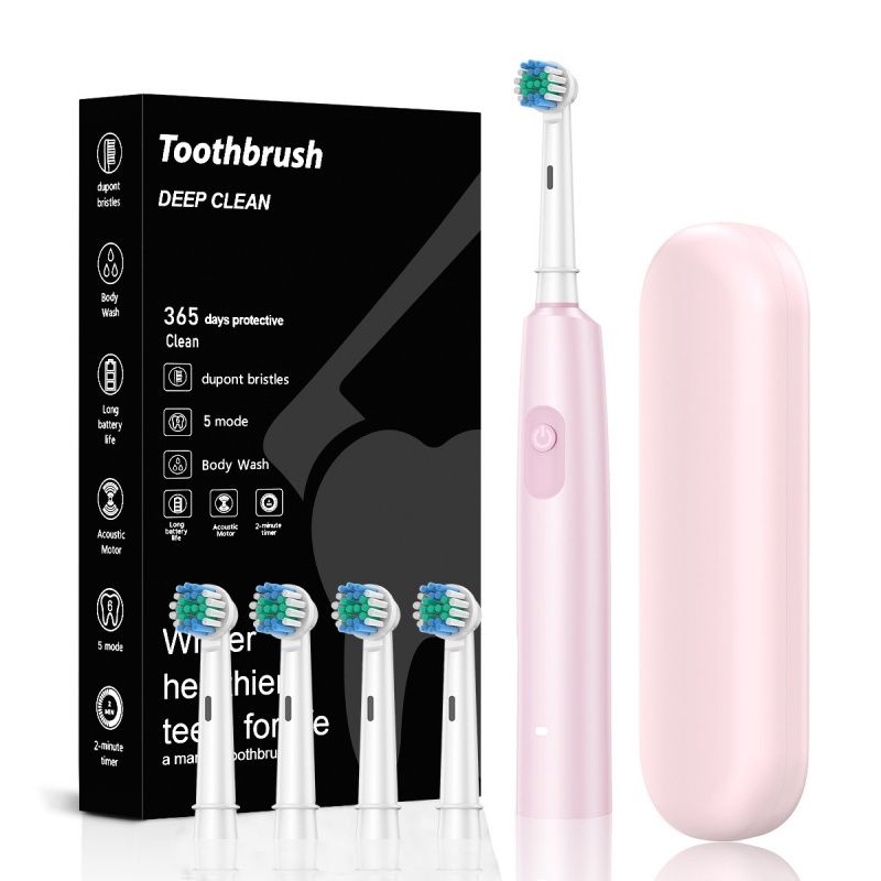 “Deep Clean” fully automatic Sonic household rotary brush head soft bristle smart magnetic levitation mode charging electric toothbrush