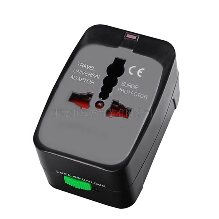 Global travel foreign travel electrical charging multi-function converter plug (including 2 USB ports), suitable for UK/EU/AU/US/CN