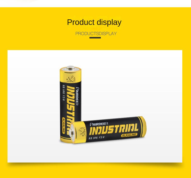 PAIRDEER brand high capacity R6(AA), R03(AAA) alkaline battery