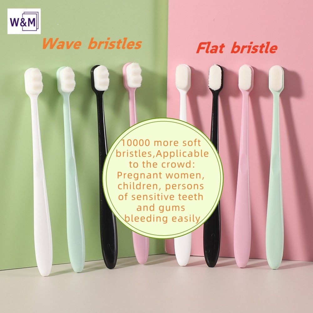 Super soft ten thousand bristles toothbrush suitable for pregnant women, children, gingival teeth sensitive bleeding persons