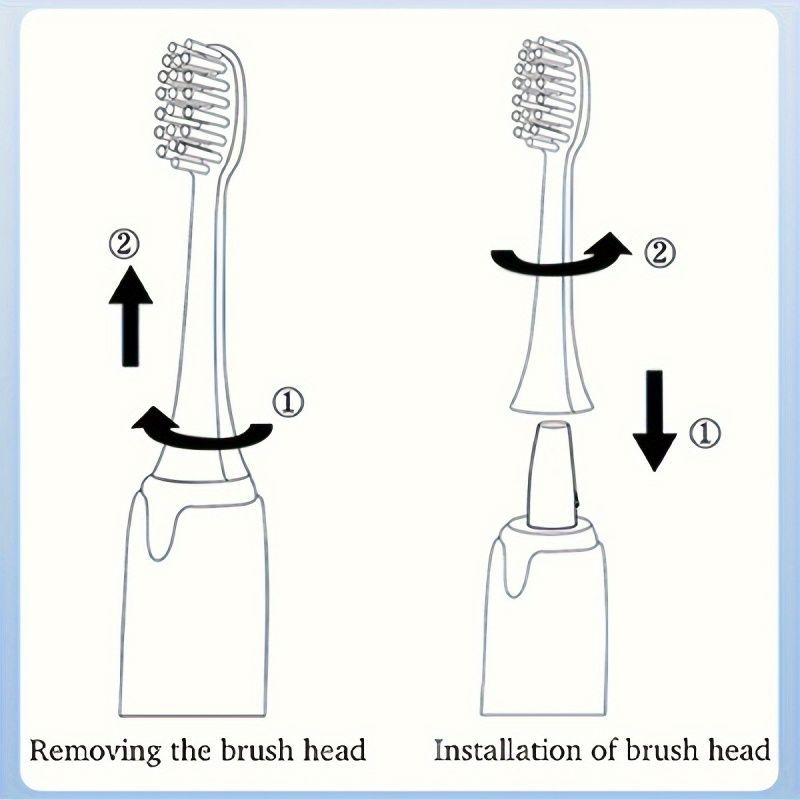 Adult electric toothbrush Waterproof sonic battery electric toothbrush