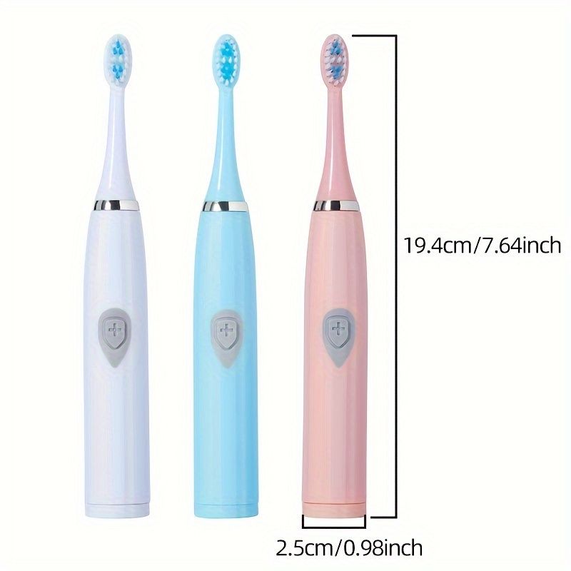 Adult electric toothbrush Waterproof sonic battery electric toothbrush