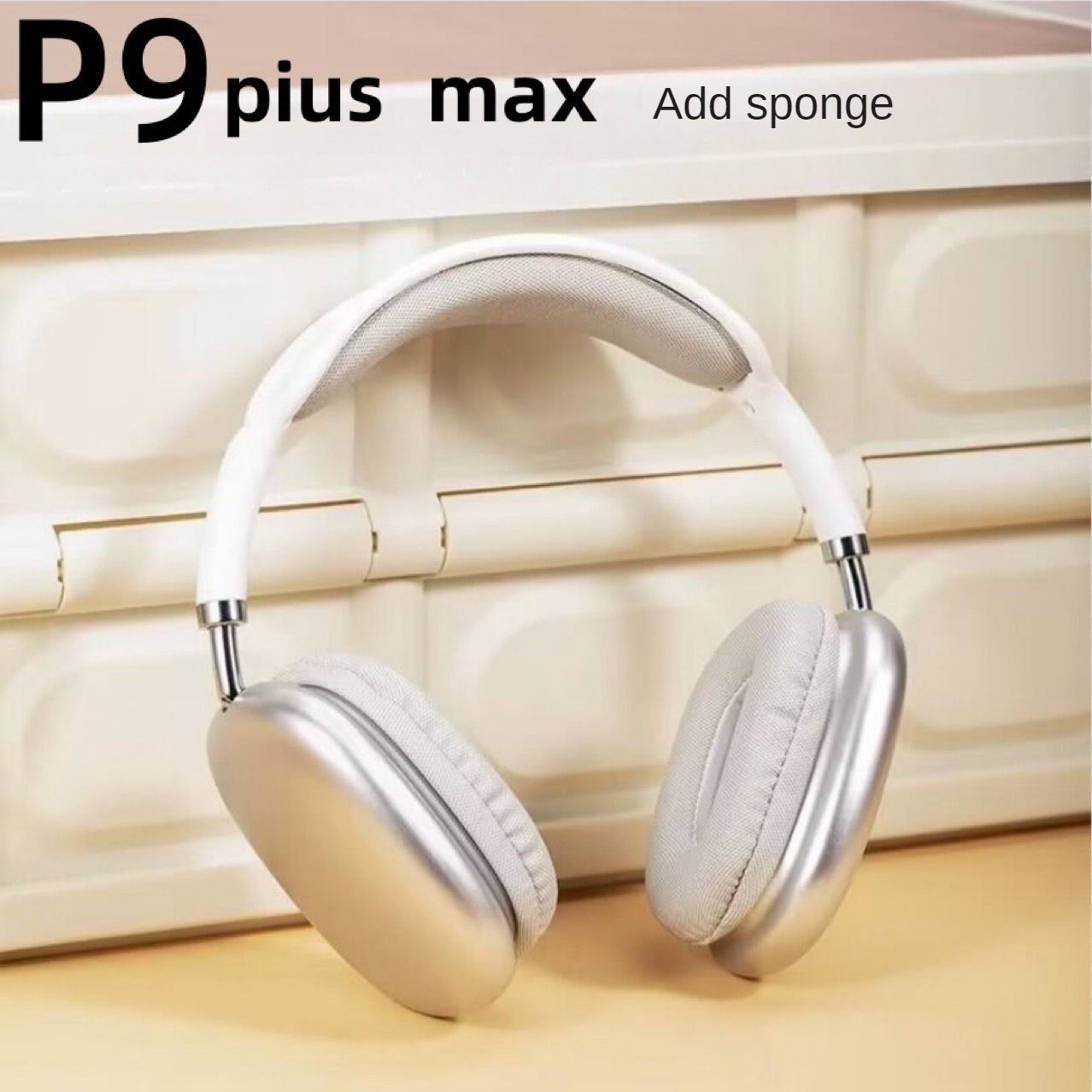 Best-selling over-ear P9 Pro Max Bluetooth headphones with cotton wireless noise cancellation and ultra-long-lasting sports Bluetooth headphones